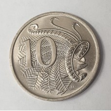 AUSTRALIA 1979 . TEN 10 CENTS COIN . LYREBIRD